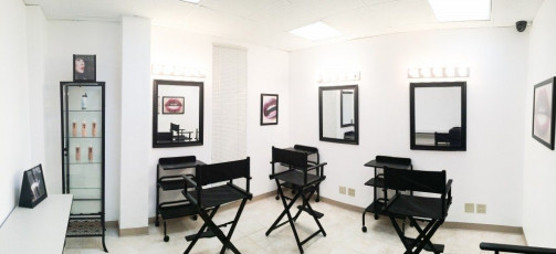 Our dedicated makeup room